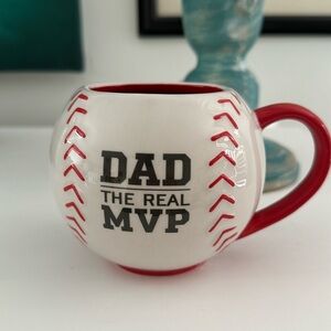 Baseball Inspired Coffee Tea Mug for Dad NWT